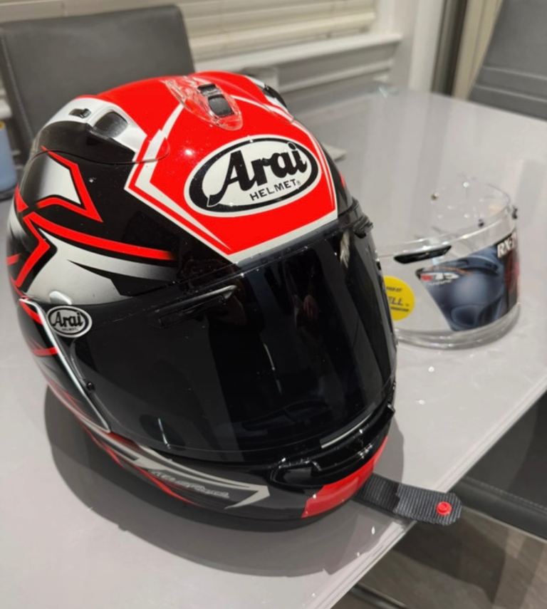 Arai rx7 motorcycle helmet 