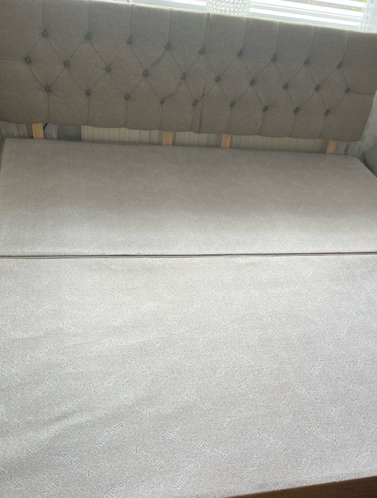 Superking divan bed base and headboard 