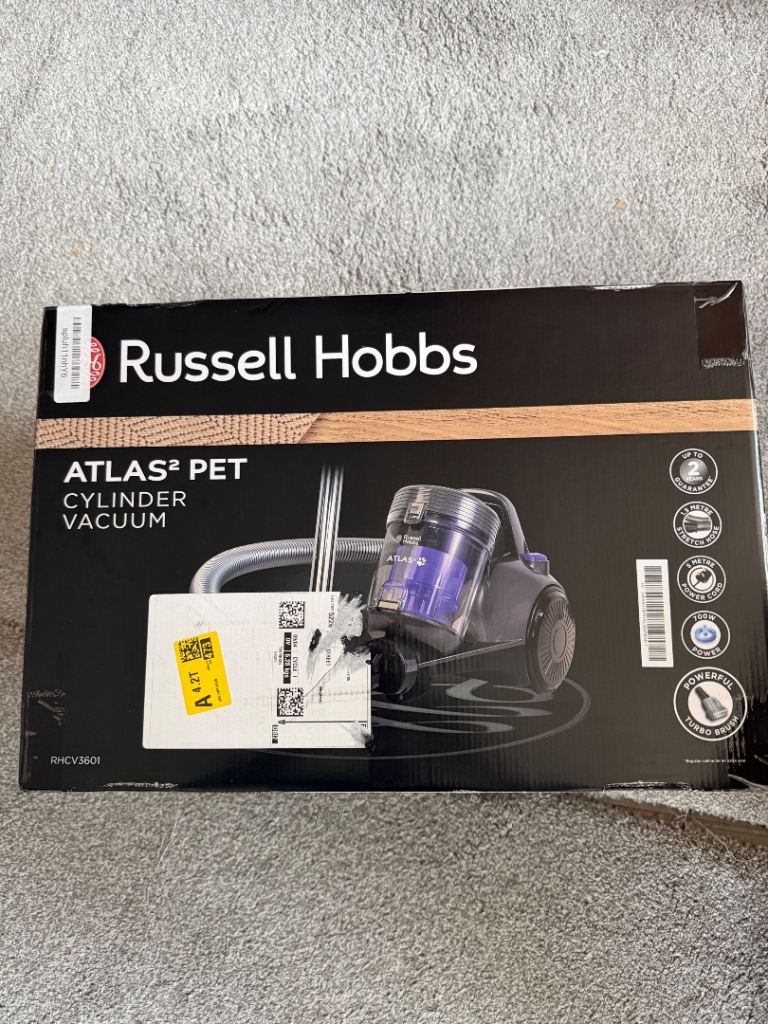 Russell Hobbs Atlas2 Pet Cylinder Vacuum - Brand New