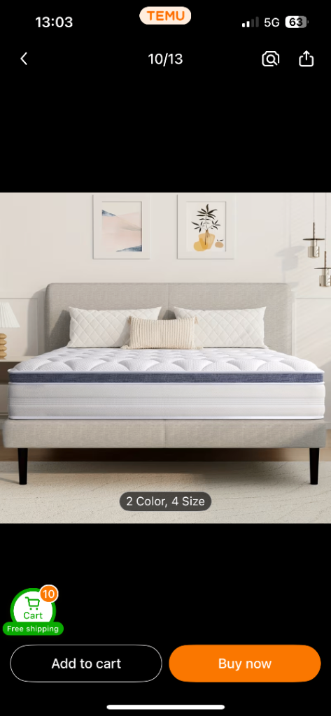 King size mattress