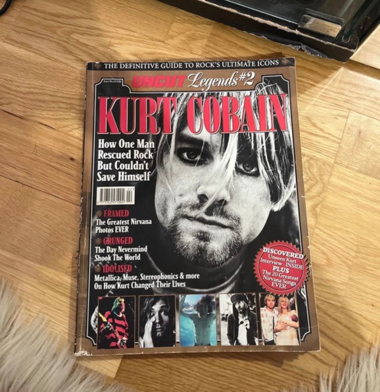 Kurt Cobain vintage magazine