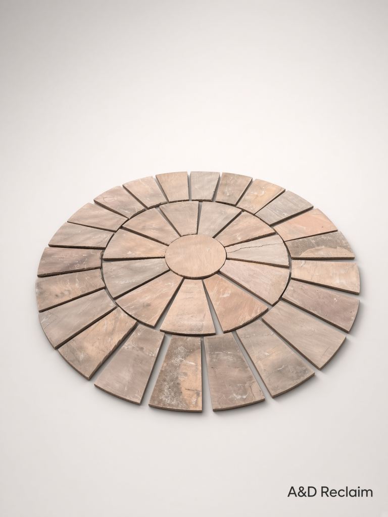 New Indian Sandstone Circle Paving Patio Kit - 2.85m 