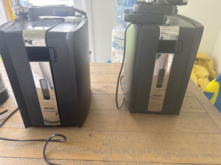 Two Philips Perfect Draft Beer Dispensers - Black, Good Condition