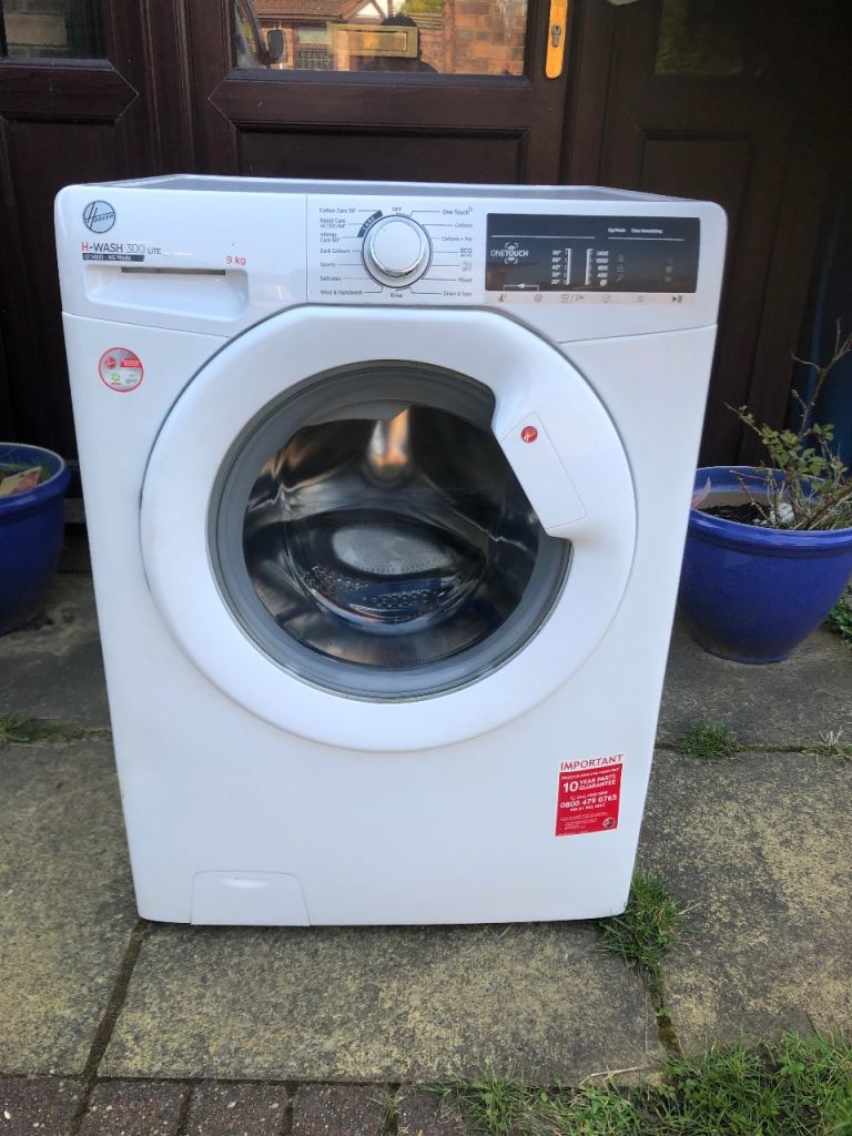 Hoover 9kg washing machine spotlessly clean