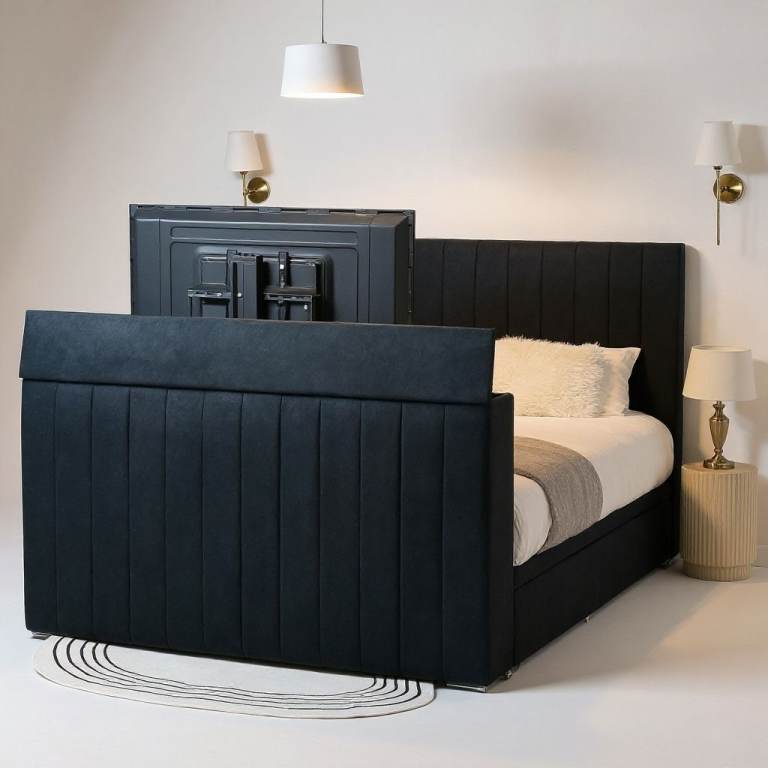 TV Bed Ottoman Storage and mattress are optional Free cash on delivery