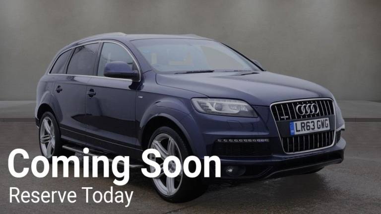 2013 Audi Q7 3.0 TDI V6 S line Plus SUV 5dr Diesel Tiptronic quattro Euro 5 (s/s) (245 p ESTATE D...