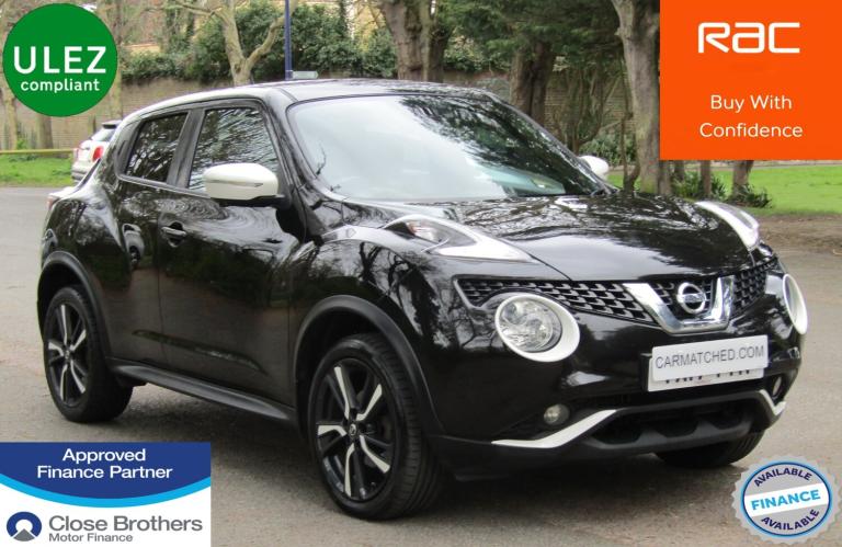 Nissan Juke 1.5 dCi N-Vision * £20 TAX * ULEZ * EURO 6 * BLACK WITH WHITE TRIM