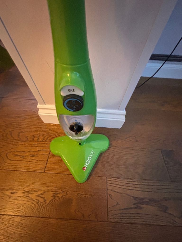 H2O X5 Steam Cleaner – Green, Good Condition
