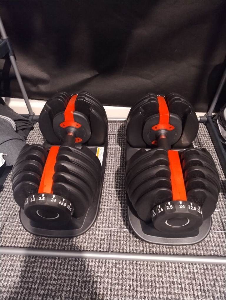 Adjustable Dumbbell - Black & Red