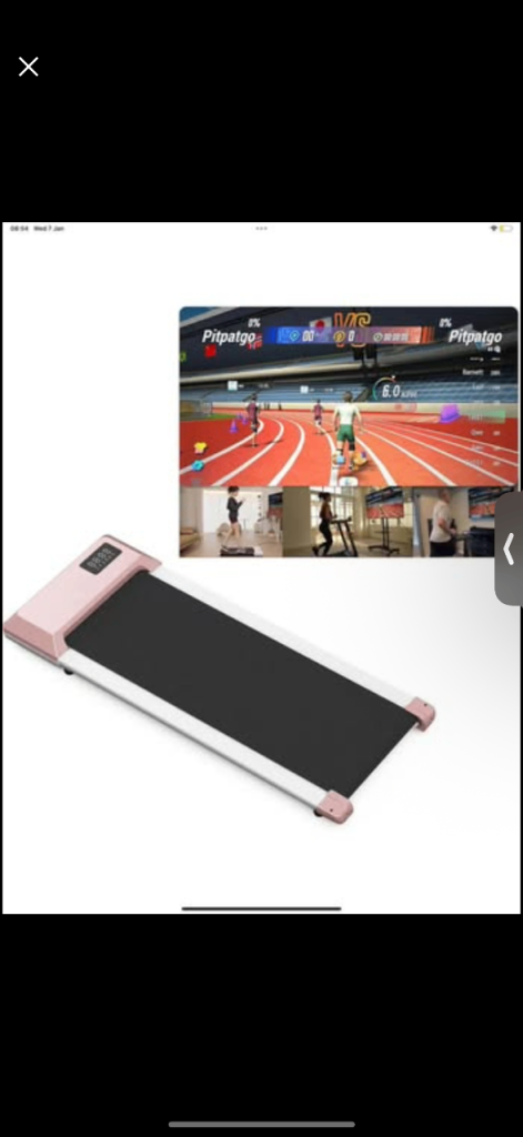 Superun 2.5HP Under Desk Walking Treadmill – Brand New, Pink