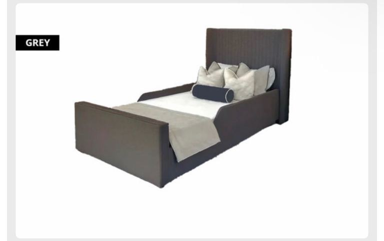 Single bed and mattress 