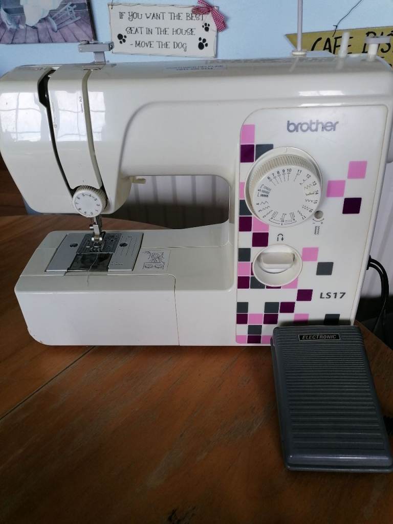 Brother LS17 Sewing Machine – White, Good Working Order