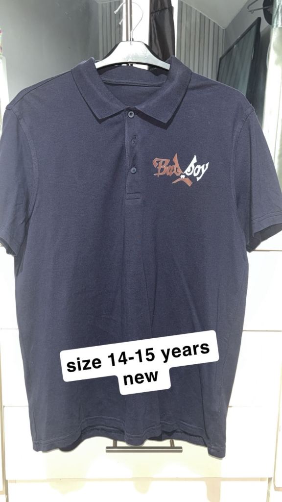 image for boys polo top size 14-15 years