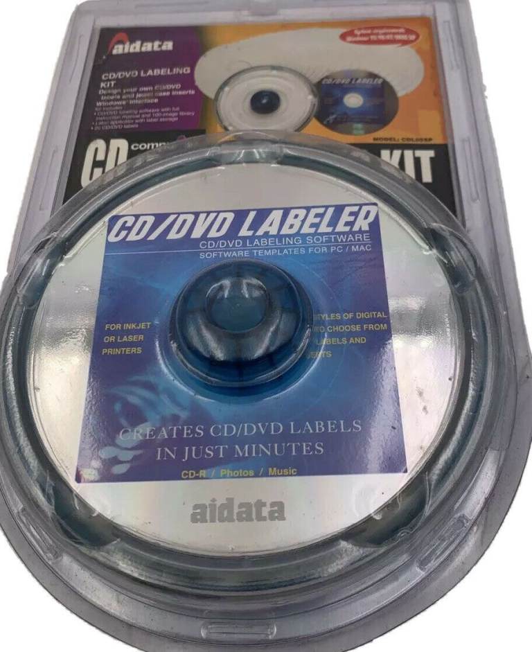 CD/DVD LABELLING KIT