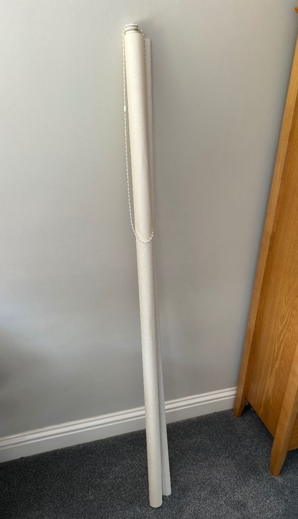 Cream roller blind