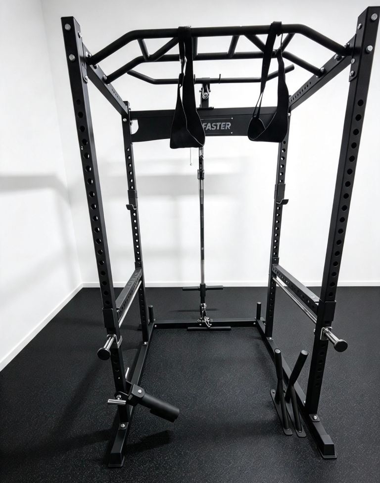 Again faster cable power rack With Extras