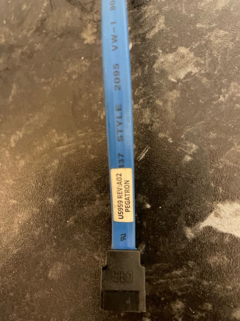 Blue SATA Data Cable - Good Condition