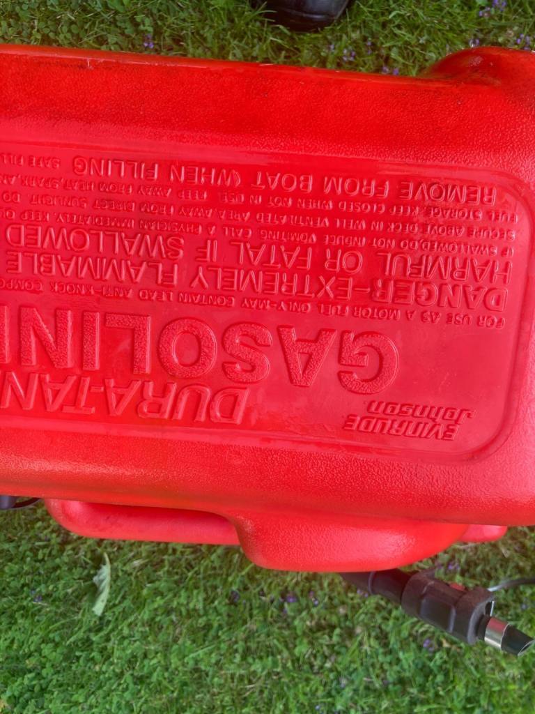 Evinrude Johnson 22.7L Fuel Tank - Good Condition