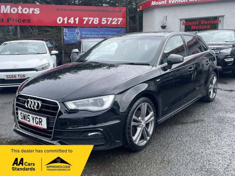2015 Audi A3 1.4 TFSI S line Sportback Euro 6 (s/s) 5dr HATCHBACK Petrol Manual