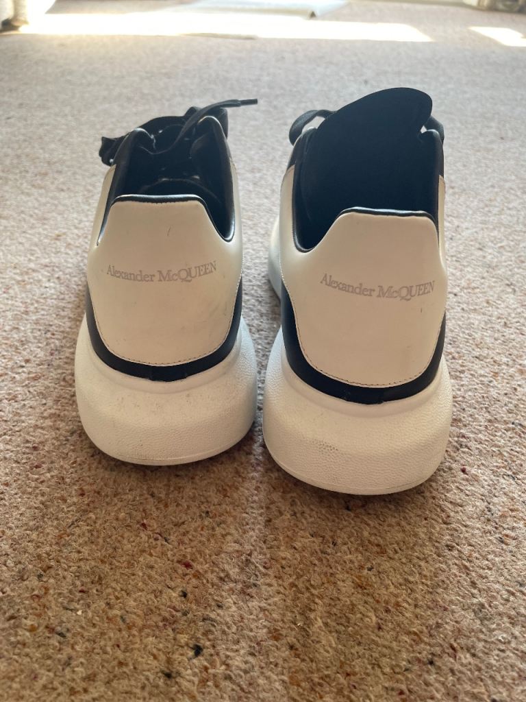 Alexander McQueen Black and White Trainers - Good Condition