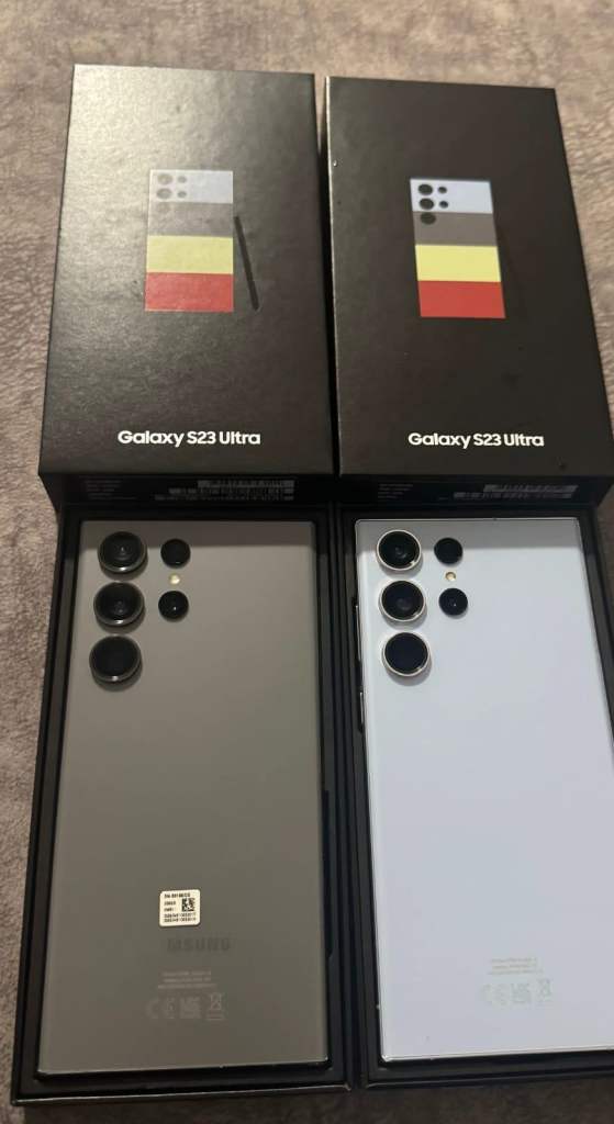 Samsung Galaxy S23 ultra 5g 256gb £330 512gb £350 unlocked with warranty