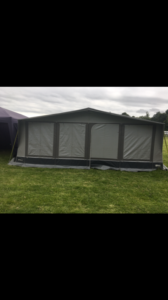 Inca all weather awning with detachable annix