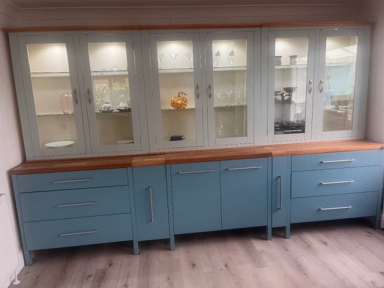Dining Cabinets and Kitchen Island