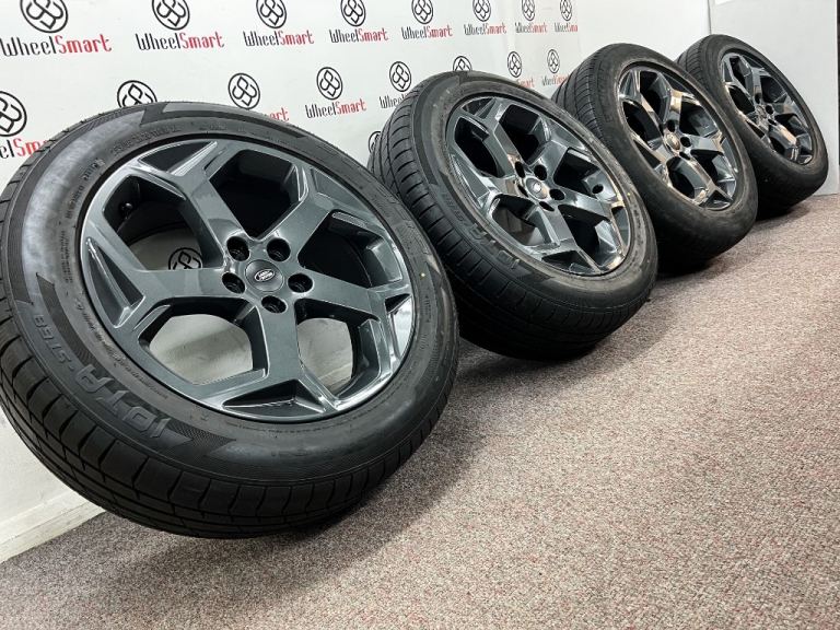 GENUINE 20" RANGE ROVER ALLOY WHEELS & TYRES - GUNMETAL GREY