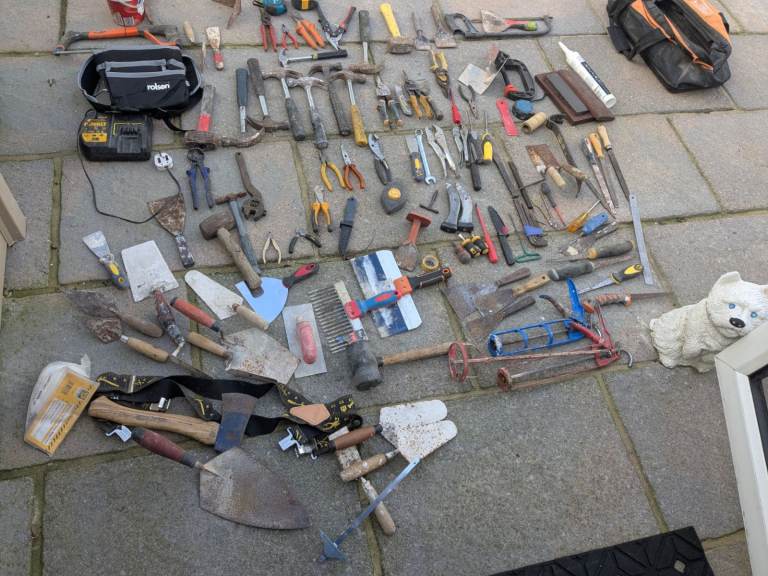 Large Job Lot of Hand Tools good makes quality lot
