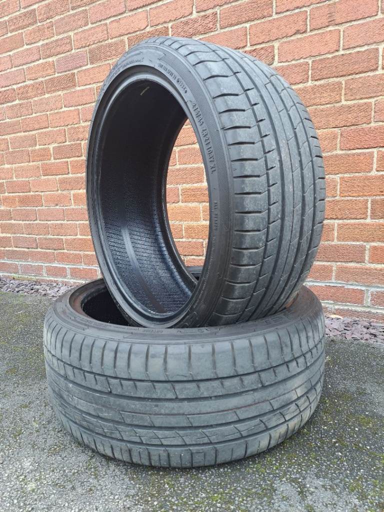 PAIR OF TYRES - 275/35/21 - 103Y XL ACCELERA IOTA - BARELY USED - 6mm TREAD