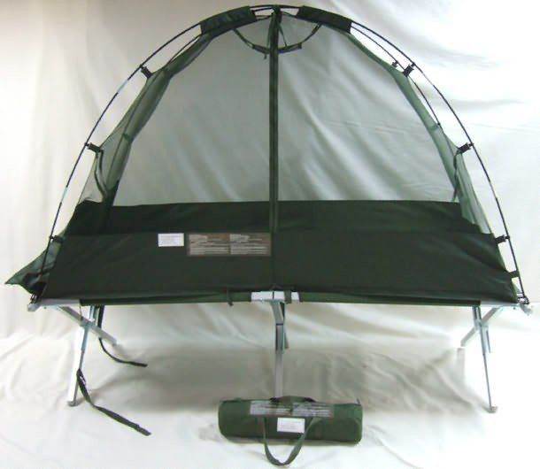 Camping Tent Cot – Green, Good Condition