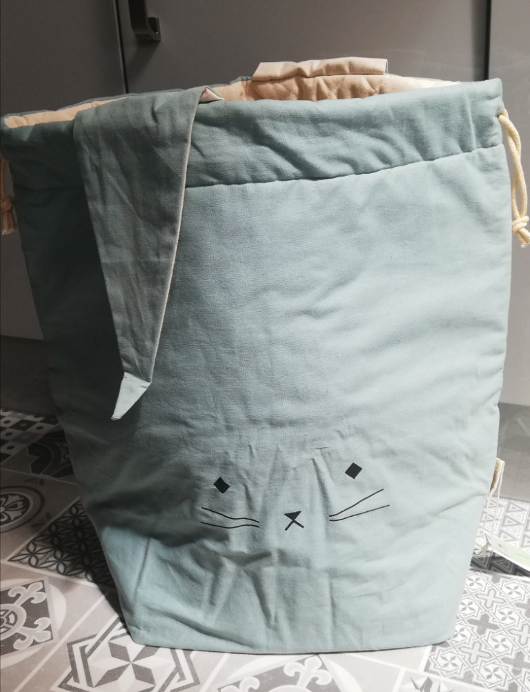 Brand new baby/kids Danish fabric storage bag/bucket by Fabelab