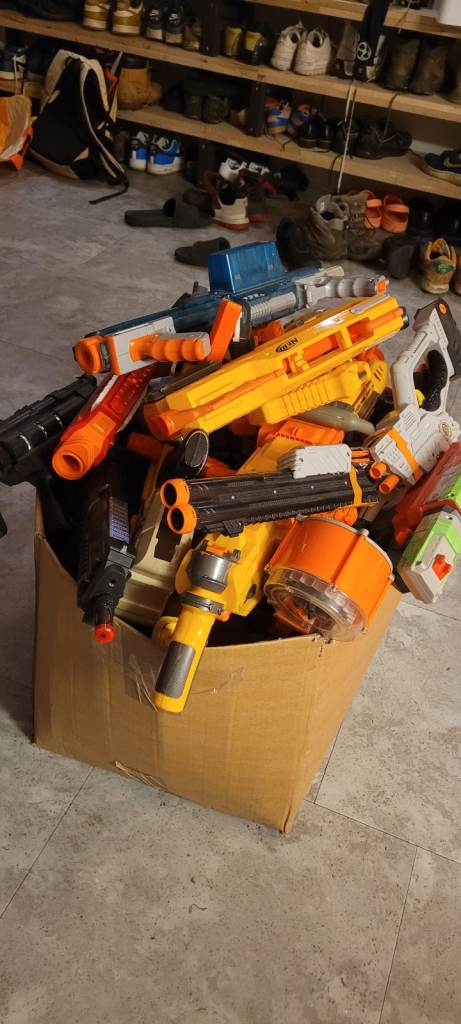 Massive load of Nerf guns