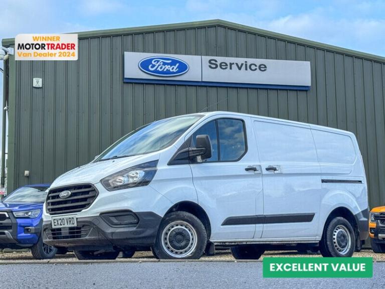 2020 Ford Transit Custom SWB L1H1 Low Roof Leader 300 Sensors EURO 6 Panel Van Diesel Manual