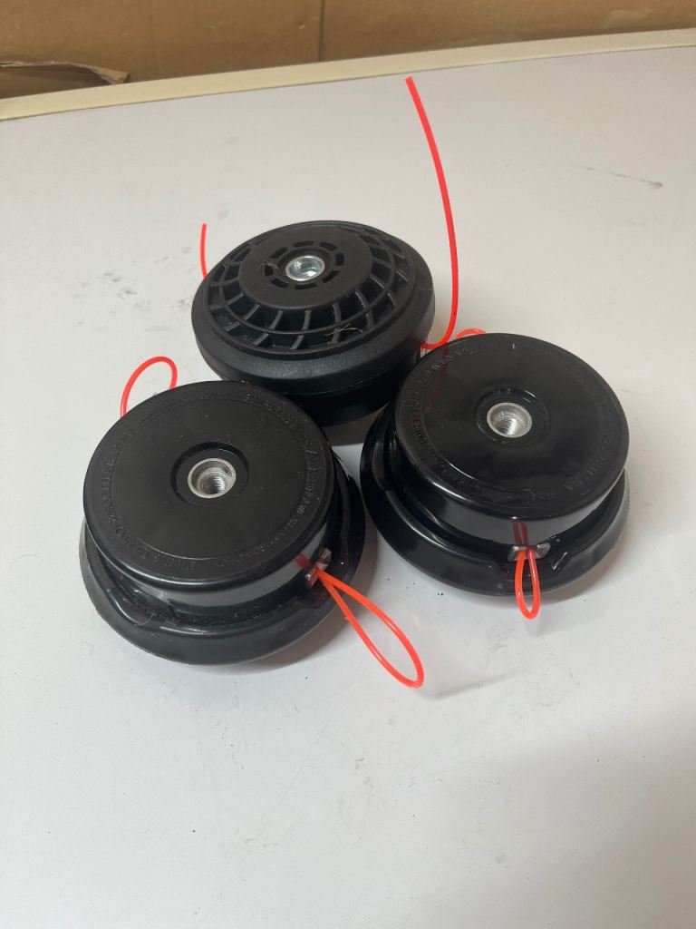Set of 3 Strimmer Spools with Line – As Good As New