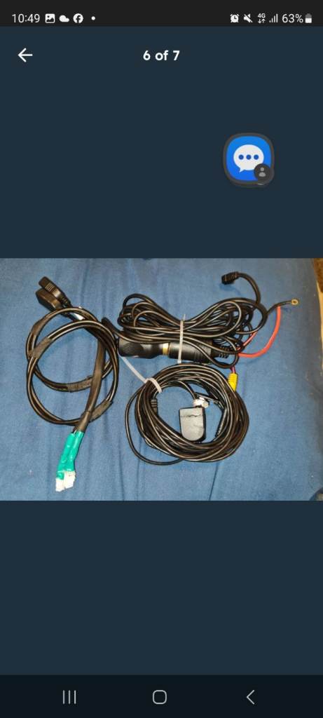 Multi media touch screen head unit with front and rear cameras