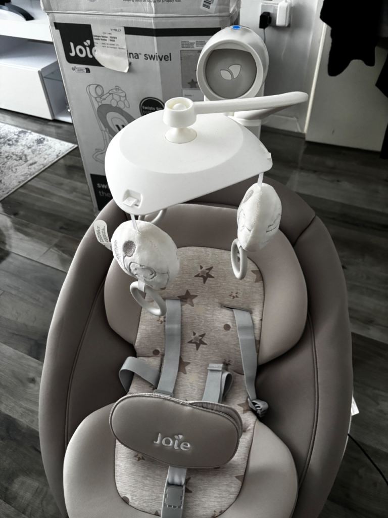 Joie Serina Swivel Soother Baby Swing – As New Condition