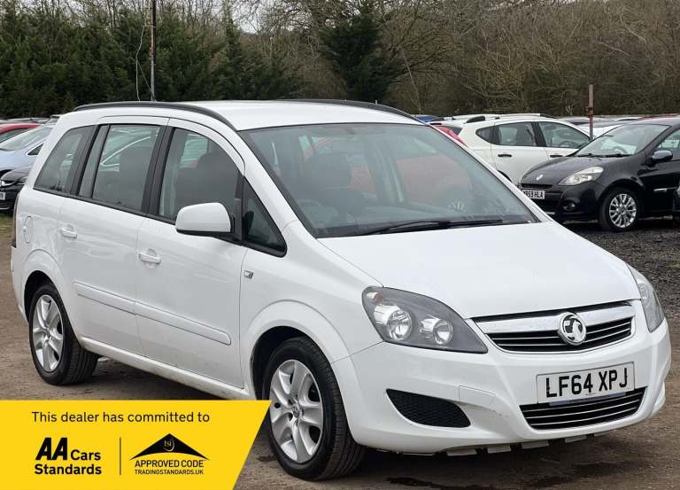 2014 Vauxhall Zafira 1.8i [120] Exclusiv 5dr MPV PETROL Manual