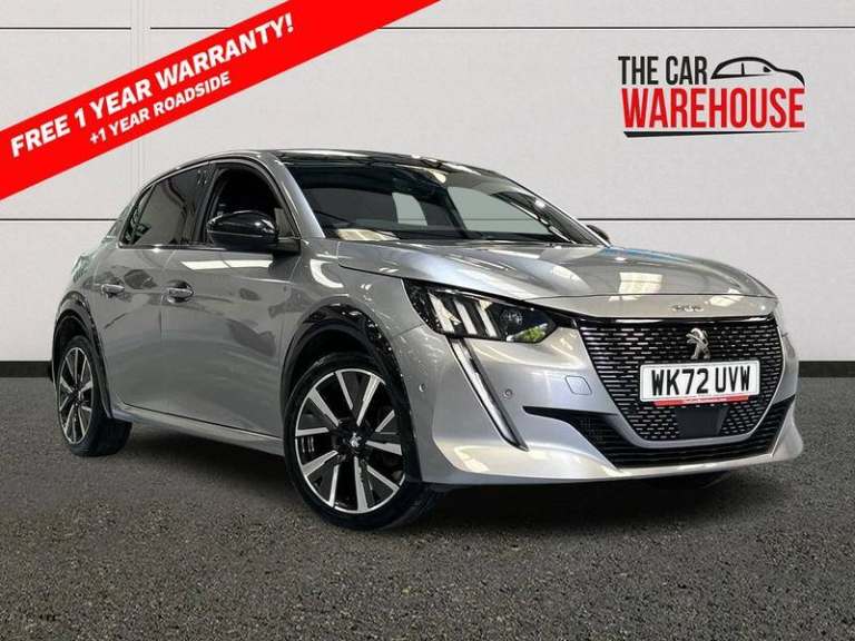 2022 Peugeot 208 1.2 PureTech 100 GT 5dr Manual Hatchback Petrol Manual