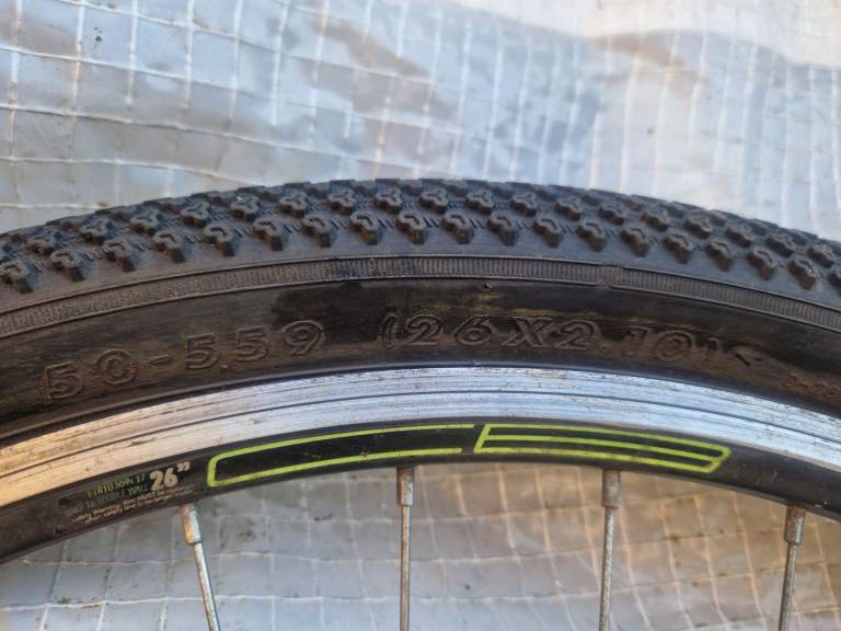 26"; bicycle rear wheel 