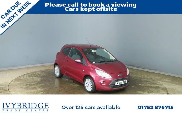 2014 64 FORD KA 1.2 ZETEC HATCHBACK 3DR PETROL MANUAL EURO 5 (S/S) (69 PS)