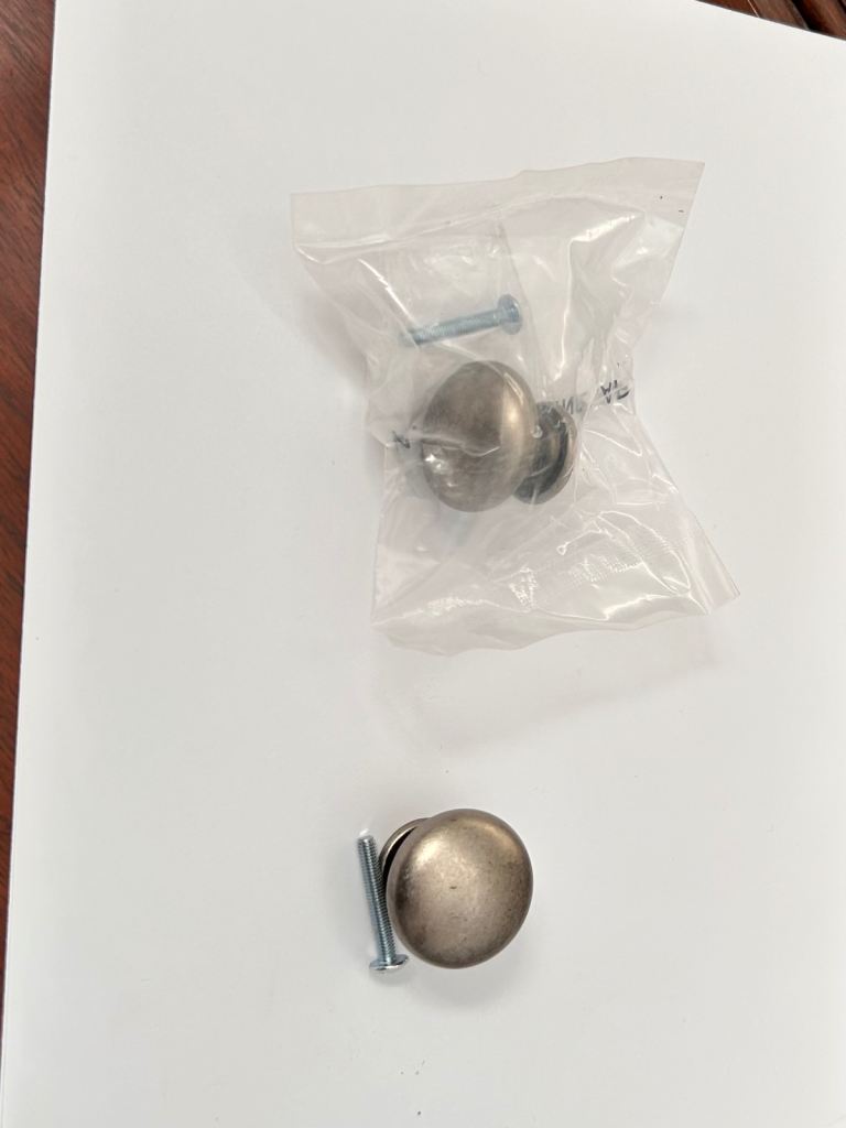 New Unused Doris Pewter Kitchen Unit Handle