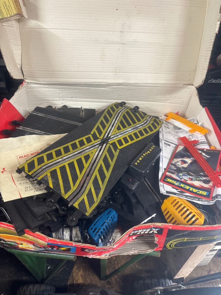 Scalextric Track Pieces and Accessories - Fair Condition