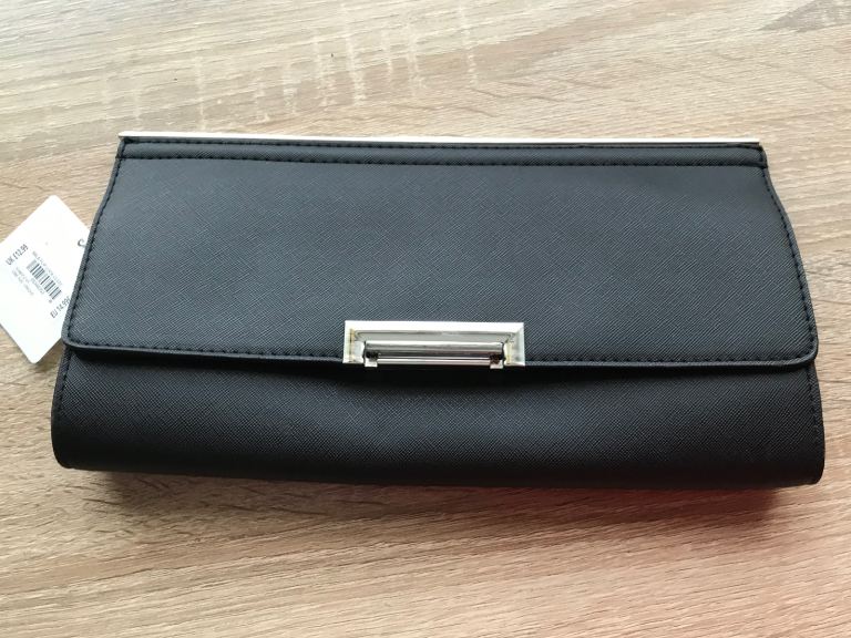 Ladies Black Clutch Bag (New)