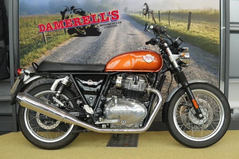 2023 ROYAL ENFIELD INTERCEPTOR 650 E5 ORANGE MOTORCYCLE