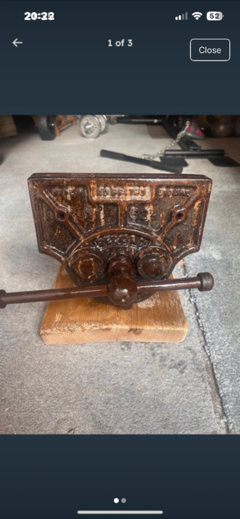 Vintage record no52 carpenters vice