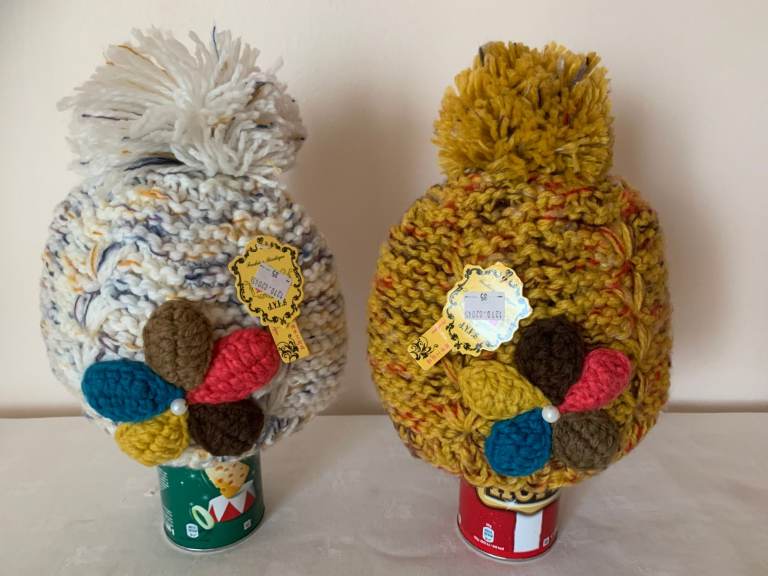 image for NEW~ Hand knitted knit hat~ £10 each