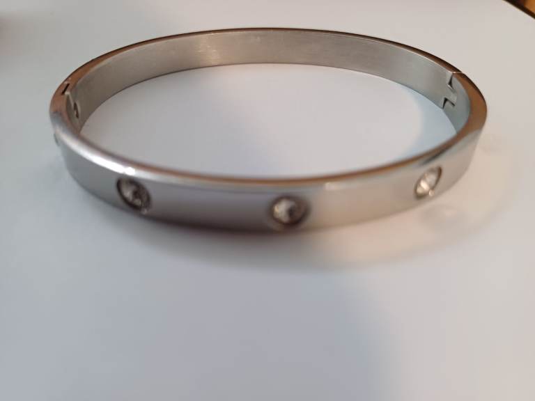 Collection of metal bangles 