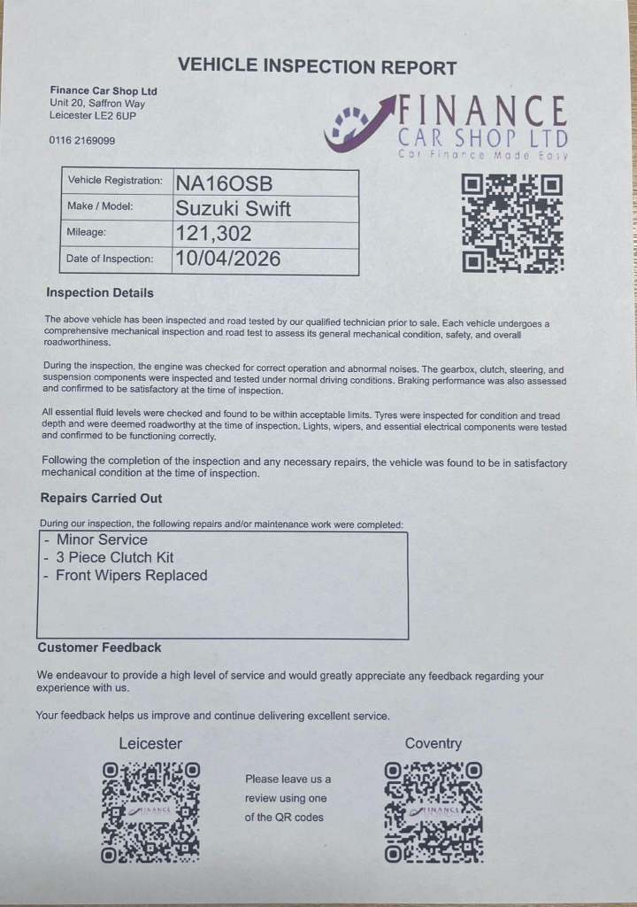 2016 Suzuki Swift 1.2 Dualjet SZ4 [Nav] 5dr HATCHBACK PETROL Manual