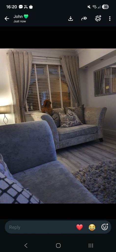 Grey curtains